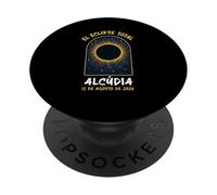 Alcudia Espana Spagna Totalità dell'eclissi solare 12 agosto 2026 PopSockets PopGrip Adesivo