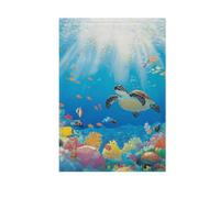 Alcune Bandiere del Giardino del Mondo del Mare di Pesce Tartaruga per Giardino banner all'aperto per la decorazione del giardino 28x40