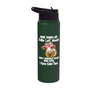 Alcune cose sono meglio sinistra Unsaid! - Divertente Sarcastico Heifer Stainless Steel Insulated Water Bottle