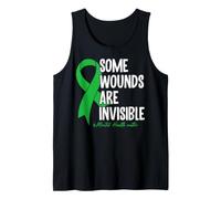 Alcune ferite Sono Invisibili #MentalHealthMatter Canotta