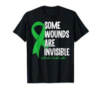 Alcune ferite Sono Invisibili #MentalHealthMatter Maglietta
