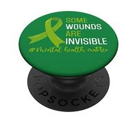 Alcune ferite sono un mese di sensibilizzazione sulla salute mentale invisibile PopSockets PopGrip Adesivo