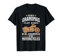 Alcune nonne giocano a bingo vere nonne cavalcano motociclette Maglietta