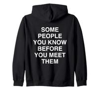 Alcune Persone Che CONOSCI Prima di INCONTRARLI Relatable Mindful Felpa con Cappuccio