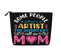 Alcune persone mi chiamano artista, le persone importanti mi chiamano mamma Borsa per il trucco in canapa finta per la festa della mamma Borsa da viaggio Borsa da toilette Ecologica e durevole con