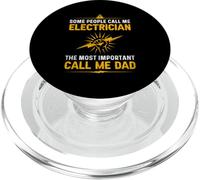Alcune persone mi chiamano elettricista Più importante Chiamami papà PopSockets PopGrip per MagSafe