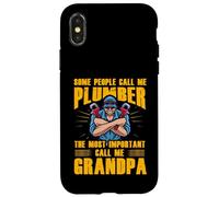 Alcune persone mi chiamano idraulico più importante chiamami nonno Custodia per iPhone X/XS