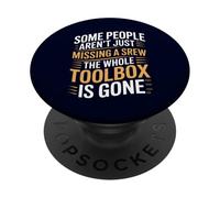 Alcune persone non mancano solo una vite La cassetta degli attrezzi è sparita PopSockets PopGrip Adesivo