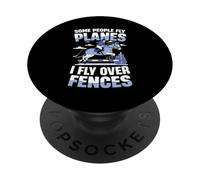 Alcune persone volano aerei che volo sopra le recinzioni PopSockets PopGrip Adesivo