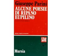 Alcune poesie di Ripano Eupilino