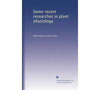 Alcune recenti ricerche in fisiologia vegetale: Facsimile