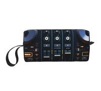 Alcuni controlli mixer borse cosmetiche per le donne borsa per il trucco portatile borsa da viaggio borsa per la ricezione quotidiana borsa da toilette di grande capacità, bianco, Taglia unica