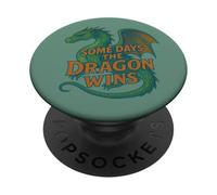 Alcuni giorni il drago vince l'illustrazione del drago PopSockets PopGrip Adesivo