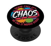 Alcuni lo chiamano Chaos We Call It Middle School Graffiti Seal PopSockets PopGrip Adesivo