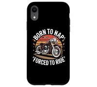 Alcuni nonni fanno sonnellini veri nonni cavalcano motociclette Custodia per iPhone XR