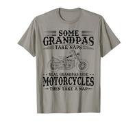 Alcuni nonni fanno sonnellini veri nonni cavalcano motociclette Maglietta
