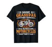 Alcuni nonni fanno sonnellini veri nonni cavalcano motociclette Maglietta