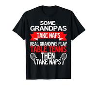 Alcuni Nonni Fanno sonnellini Veri Nonni Giocano a Ping Pong Maglietta