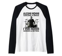 Alcuni Nonni Giocano a Bingo i Veri Nonni suonano la Maglia con Maniche Raglan