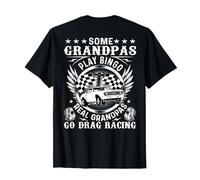 Alcuni nonni giocano a bingo veri nonni andare Drag Racing Maglietta