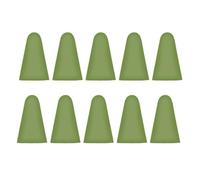 ALCXAZS 10 Pezzi Cappucci per pennini Antiscivolo Rimovibili in Silicone Resistente all'Usura con Punta della Penna per Touchscreen Grande Resistenza, Verde Matcha