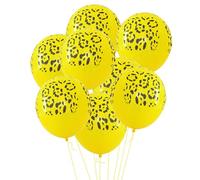 ALCXAZS 100 pz Paw Print Latex Pet Compleanno Lattice biodegradabile per Baby Shower Palloncini Decorazioni australiane gratuite Decorazioni, Stampa leopardata, 100 pezzi