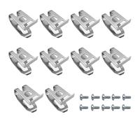 ALCXAZS 10x Clip per cintura di ricambio per cacciavite in argento per trapani a batteria LXT. Gancio per cintura di ricambio. portautensili in metallo.