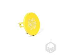 ALCXAZS Auto Start Stop Button Cover Sostituzione automatica Interruttore motore Riutilizzabile Press Sostituzione chiave interna per 20 05 06 07 14 29 F40 F44, Giallo