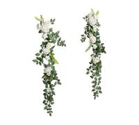 ALCXAZS Bellissime decorazioni per navate e sedie nuziali adatte per composizioni floreali sui banchi che valorizzano qualsiasi esperienza di celebrazione o cerimonia. Fiori