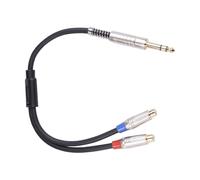 ALCXAZS Cavo audio portatile Per Sistema stereo professionale Adattatore in lega resistente all'usura Splitter per cuffie Accessori per videocamera