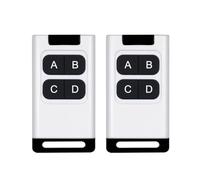 ALCXAZS Chiave apriporta per garage clone a 4 pulsanti durevole di qualità compatibile con il codice di apprendimento Codice fisso scorrevole, 2 PZ