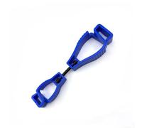 ALCXAZS Clip per afferrare guanti Clip multiuso per fibbia in anti-perdita Custode per guanti in plastica con gancio metallo per vigili del fuoco, Blu
