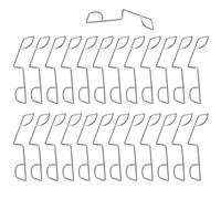ALCXAZS Clip per recinzione in acciaio inossidabile per pannelli 25x Clip per pannello per recinzione per pannello per 25 pezzi per cuneo per da giardino