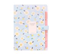 ALCXAZS Consenso 8 tasche cartella espandibile per documenti organizzati e sicuri con motivi floreali leggeri e facili da trasportare