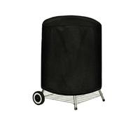 ALCXAZS Copertura per barbecue rotonda per esterni nera Protezione solare per tutti gli usi Coperture per forno Protezione per griglia antipolvere per la decorazione del patio domestico