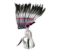ALCXAZS Copricapo per adulti e bambini, fascia per capelli, copricapo da palcoscenico Per unico, cappello indiano, essenziale per spettacoli di danza, resistente. REGALO: gli accessori per capelli da