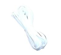 ALCXAZS Corda in finta pelle scamosciata, pizzo intrecciato, corda fai-da-te, risultati di gioielli che fanno accessori per braccialetti con filo multicolore, Bianco