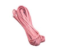 ALCXAZS Corda in finta pelle scamosciata, pizzo intrecciato, corda fai-da-te, risultati di gioielli che fanno accessori per braccialetti con filo multicolore, Rosso corallo