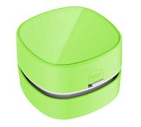 ALCXAZS Detergente per scrivania Mini Smart Maniglia a basso rumore Detergenti per scrivania Computer di casa Forniture USB ruotabili a 360º Aula spazzatrice, Verde, senza batteria