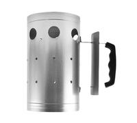 ALCXAZS di accensione a Carbone e bruciatore a Carbone con Maniglia di Servizio, Foro Uniforme, combustione del per un'accensione Rapida, Barbecue all'aperto