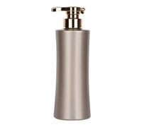 ALCXAZS Dispenser di sapone liquido adatto per accessori da bagno, elegante dispenser di sapone liquido, pompa per shampoo, per le mani. di con pompa manuale, oro di lusso, 25.5x7.8 cm