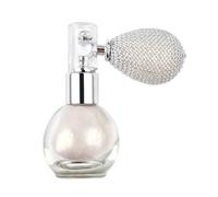 ALCXAZS Donne Flash Natural Squeeze Evidenziatore Sparkle Glitter High Gloss Trucco Per Eleganza senza sforzo Brillare ogni giorno Evidenziatore in polvere, Bianco perla, 7.5x6.9x3.9 cm