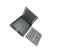 ALCXAZS Efficace porta stencil con modello, organizer e dispenser per forniture per ufficio e gestione delle attività quotidiane, modello e organizer per note, Grigio, 9.5x9.5 cm