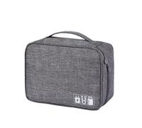 ALCXAZS Elettronica Borsa Multi-scomparti Zipper Pouch Case Organizer per cavi Cavi per vacanze Accessori per la gestione dei cosmetici