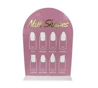 ALCXAZS Espositore per nail art. L'espositore per nail art in acrilico professionale mette in mostra design straordinari ed è molto pratico. Può mettere mostra la bellezza, Stile B