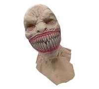 ALCXAZS Face Cover Terrore Gagtooth Costumi di Halloween Trucco spaventoso Prop Coperture facciali realistiche Scudo raccapricciante Bomboniere