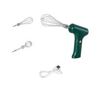 ALCXAZS Frullino per le uova elettrico portatile senza fili alimentato a batteria 3 marce strumento per miscelatore per agitatore per cottura domestica ricaricabile regolabile