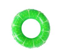 ALCXAZS Goditi l'anello da nuoto gonfiabile resistente all'acqua - Anello da nuoto in PVC 9 Anello per piscina , Limone Verde
