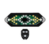 ALCXAZS Indicatore di direzione Installazione Pratica Batteria incorporata Luci Posteriori Telecomando Senza Fili Lampada da Ciclismo Fanale Posteriore per Bici