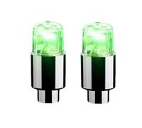 ALCXAZS Luci a LED durevoli e resistenti alla ruggine da 4 pezzi per le lampade della bicicletta del motociclo dello stelo della valvola dell'aria del pneumatico ruota dell'auto